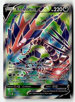 Eternatus V SWSH044 Holo Promo Sword & Shield Promo Pokemon Holo Near Mint - Image 1
