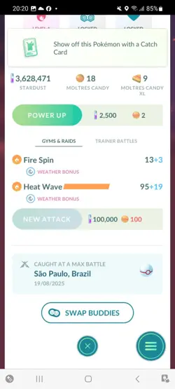 Pokemon Go Legendary Moltres ( Dynamax) - Image 2