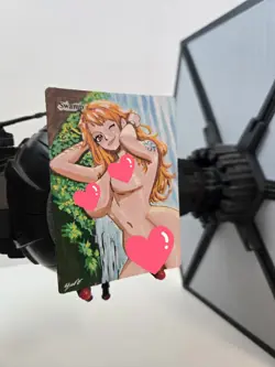 MTG, Swamp, Nami, One Piece, Waifu, Alter, Hand Painted by BAZAYO, 18+ - Image 3