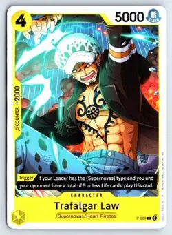 Trafalgar Law (Reprint) P-088 One Piece Premium Booster -The Best- Vol. 2 NM - Image 1