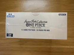 One Piece TCG: Anime 25th Collection Booster Box EB-02 (Dented) - Factory Sealed - Image 2