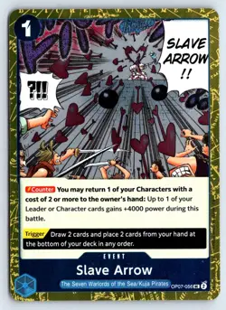 Slave Arrow (Pirate Foil) OP07-056 One Piece Premium Booster -The Best- Vol. 2 - Image 1