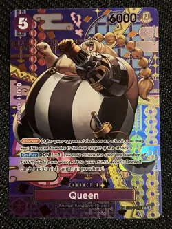 One Piece TCG Queen ST04-005 SP Parallel OP08 Two Legends English Edition - Image 1