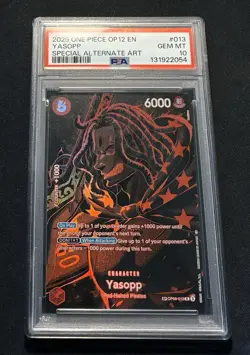 One Piece Yasopp (SP) OP09-013 Legacy of the Master Foil PSA 10 - Image 2