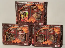 One Piece Illustration Box Vol. 5 & 6 Lot Of 6 Boxes. 3 Of Each. Free Shipping - Image 4
