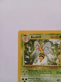 Pokemon Card Beedrill 17/102 Base Set Rare - Image 5