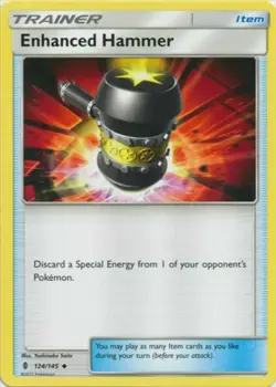 POKEMON CARD WAIT AND SEE HAMMER 192/214 ITEM TRAINER POKEMON TCG CCG - Image 1