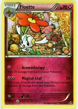 POKEMON CARD FLOETTE 102/162 NO 670 SINGLE BLOOM POKEMON TCG CCG - Image 1