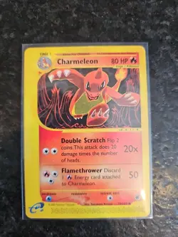 Charmeleon 73/165 Rare Non-Holo Expedition eReader Pokemon Card Lightly Played - Image 1