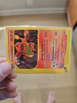 Charmeleon 73/165 Rare Non-Holo Expedition eReader Pokemon Card Lightly Played - Image 4