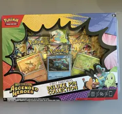 Pokemon TCG Mega Evolution Ascended Heroes Deluxe Pin Collection Promo Booster - Image 1