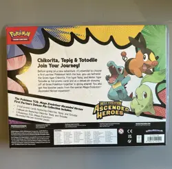 Pokemon TCG Mega Evolution Ascended Heroes Deluxe Pin Collection Promo Booster - Image 2