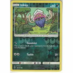 POKEMON CARD INKAY REVERSE HOLO 89/147 NO 686 REVOLVING POKEMON TCG CCG - Image 1