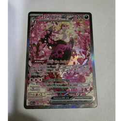 Pokemon Fezandipiti ex 288/217 SIR Holo Full Art English 210HP Sie Nanahara - Image 1