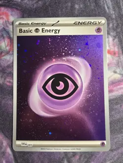 4x SWIRL Basic Psychic Energy (Cosmos Holo) Scarlet & Violet Energies Pokemon NM - Image 1