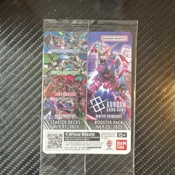 Sealed ENGLISH Gundam Card Game EX Base Gundam Base World Tour Promo EXBP-003 - Image 2