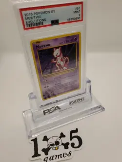 2016 Pokemon XY Evolutions Mewtwo #51 PSA 9 - Image 1