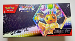 Pokemon Scarlet Violet Prismatic Evolutions Surprise Box Sealed NEW 4 Boosters - Image 1