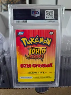 PSA 7 2001 TOPPS POKEMON JOHTO SERIES 1 HOLOGRAM GRANBULL (P5) - Image 2
