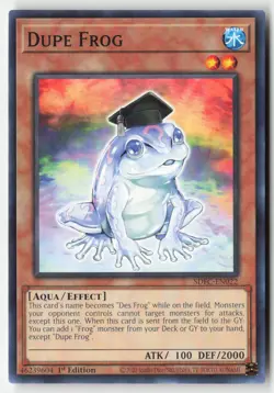 Yugioh - Dupe Frog SDFC-EN022 1st Edition - Structure Deck: Freezing Chains - Image 1