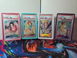 4x One Piece ILLUSTRATION BOX 1 & 2 Sequential Set PSA 10 NAMI BOA YAMATO MARIA - Image 1