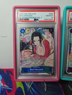 4x One Piece ILLUSTRATION BOX 1 & 2 Sequential Set PSA 10 NAMI BOA YAMATO MARIA - Image 2