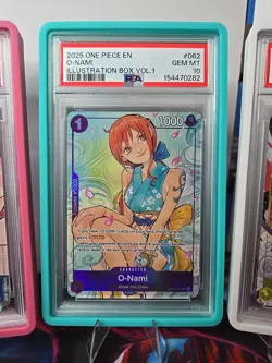 4x One Piece ILLUSTRATION BOX 1 & 2 Sequential Set PSA 10 NAMI BOA YAMATO MARIA - Image 3