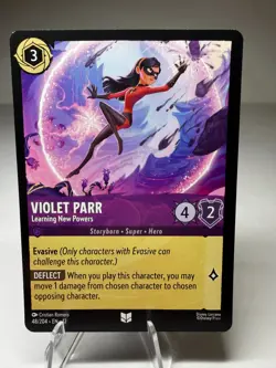Violet Parr - Learning New Powers 48/204 Disney Lorcana Wilds Unknown - Image 1
