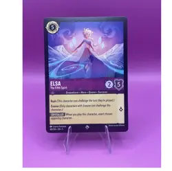 Disney Lorcana Elsa - The Fifth Spirit 48/204 Shimmering Skies Super Rare Reg - Image 1