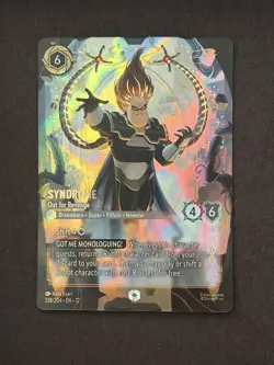 Disney Lorcana Syndrome Out for Revenge Enchanted Foil #238/204 NM - Image 1