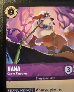 Nana - Canine Caregiver 53/204 Uncommon Whispers In The Well Disney Lorcana TCG - Image 2