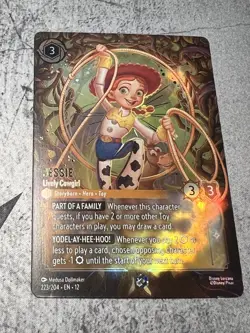 Disney Lorcana Wilds Unknown ~ Jessie - Lively Cowgirl 223/204 ENCHANTED - Image 1
