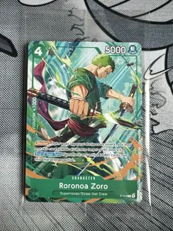 Roronoa Zoro P-114 C2E2 Exclusive Convention One Piece Promo Card Sealed English - Image 1