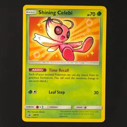 Shining Celebi SM79 - Black Star Promo - Pokemon Card - Image 1