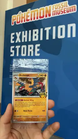 Pokemon Archeops Chicago Field Museum Exclusive Promo Card - New, Sealed - Image 1