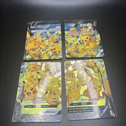 Pikachu V-Union 4-Card Set Pokemon TCG SWSH139-142 Holo Promo - NM -c - Image 1