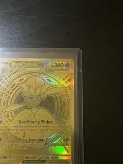 Pokemon TCG Mega Gardevoir EX Holo Gold Card 187/132 Mega Evolution - Image 2