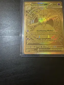 Pokemon TCG Mega Gardevoir EX Holo Gold Card 187/132 Mega Evolution - Image 5