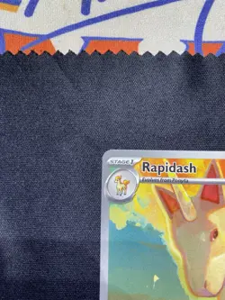 Pokemon TCG Sv10: Destined Rivals Rapidash Holo Card 189/182 Near Mint Condition - Image 4