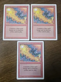 MTG - Red Elemental Blast - Revised - LP - Magic The Gathering - Image 1