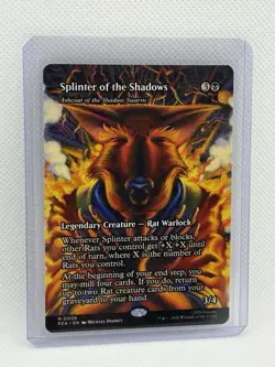 Splinter of the Shadows - Ashcoat of the Shadow Swarm (Borderless) TMNT Reg 0006 - Image 1