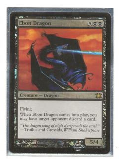 EBON DRAGON FOIL ! From The Vault DRAGONS MTG NM Ingles FTV Magic - Image 1