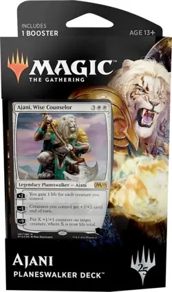 MTG Magic the Gathering Core Set 2019 Ajani Wise Counselor Planeswalker Deck NEW - Image 1
