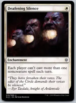 Deafening Silence U Throne of Eldraine 10 NM - Image 1