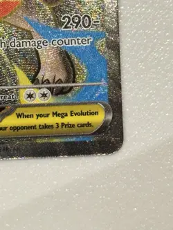 Pokemon Mega Pyroar ex 99/86 Full Art Double Ultra Rare Chaos Rising ME04 NM - Image 5