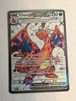 2023 Pokemon CHARIZARD EX #056 Black Star Promos Scarlet & Violet SVP Holo ENG - Image 1
