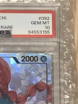 One Piece Card Rebecca OP07 PSA10 Treasure Rare 2024 Chinese Edition - Image 3