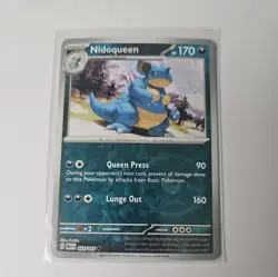 Nidoqueen 031/165 Uncommon 151 Pokemon Reverse Holo Near Mint - Image 1