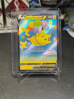 Pokemon TCG Flying Pikachu V Ultra Rare Holo 006/025 Celebrations NM - Image 1