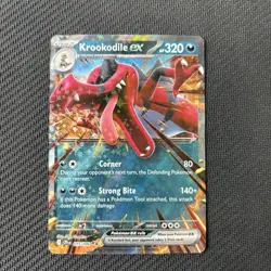 Krookodile ex 055/086 Pokemon TCG: Chaos Rising Near Mint (NM) Double Rare - Image 1